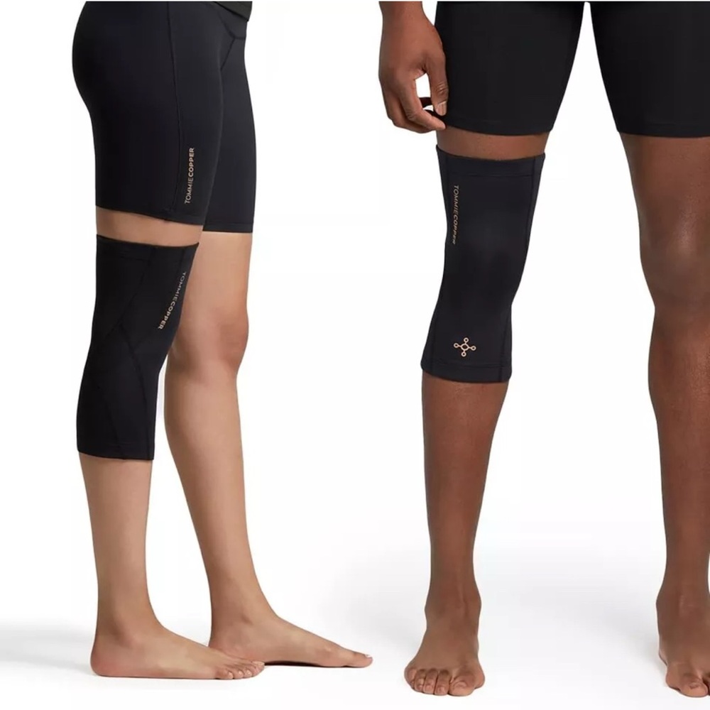 New Tommie Copper - Unisex Performance Compression Knee Sleeve - Black - 3XL